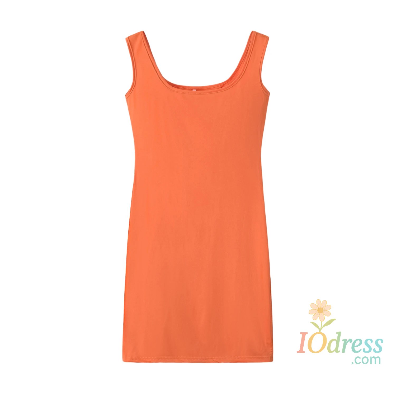 IO Dress 2024 Summer New Women's Solid Color Strap Casual Dress