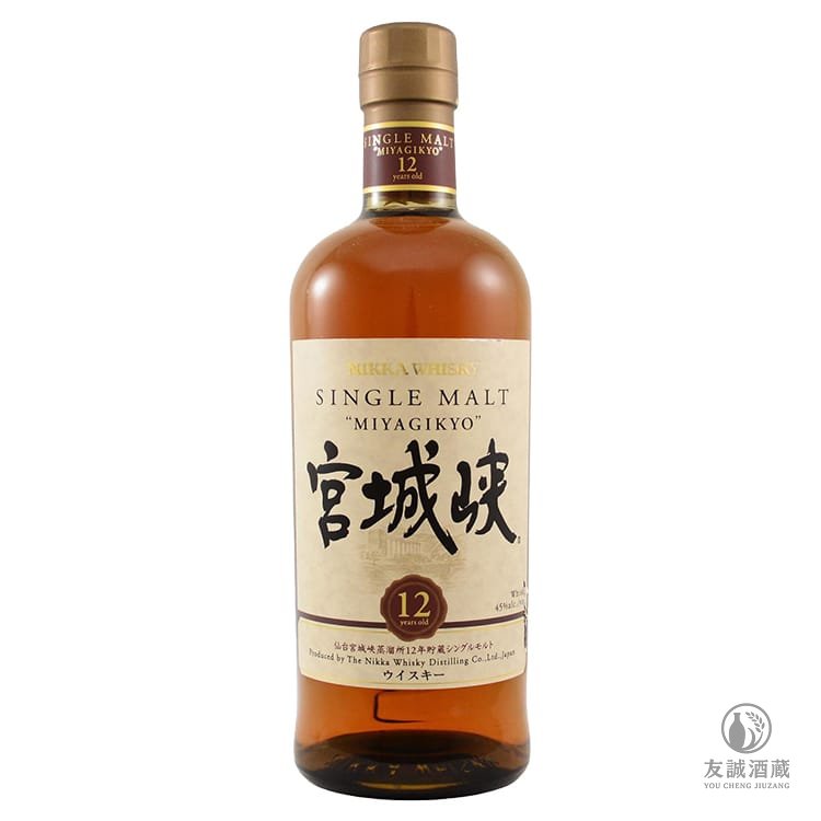 宮城峽Miyagikyo 12年單一純麥威士忌 友誠酒藏
