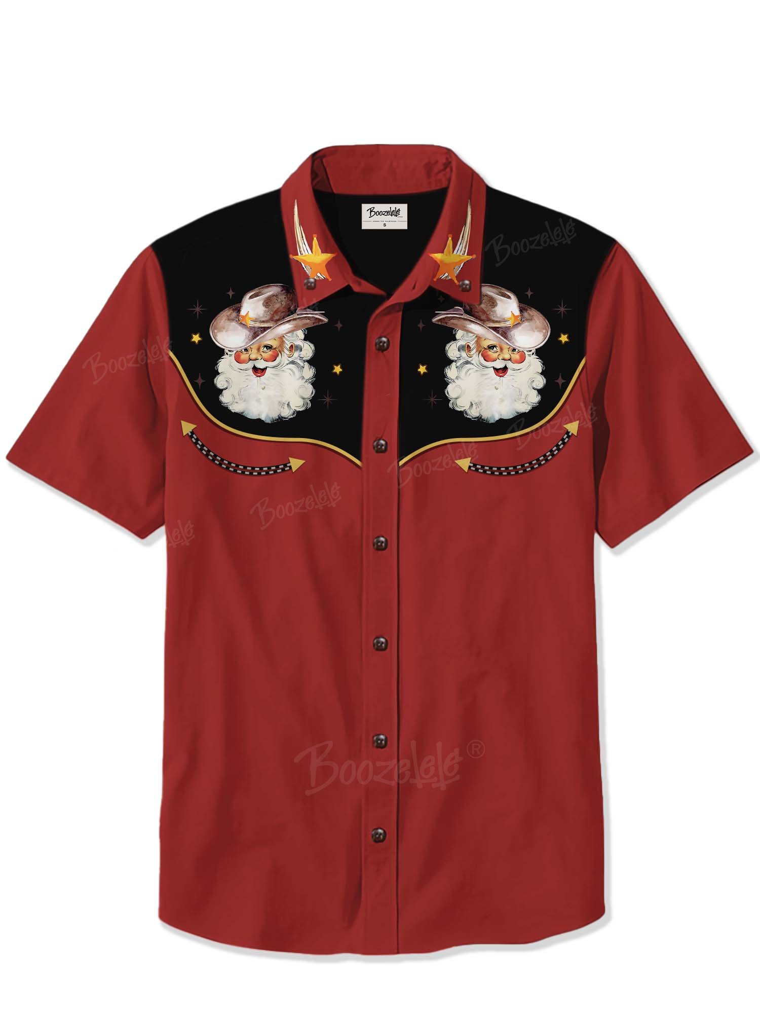 white christmas dresses Red Green Striped Long Sleeve Men Button Up Shirt, Christmas Berries Xmas Holiday Print Buttoned Down Guys Male Collared Casual Dress Shirt 2XL main image 1