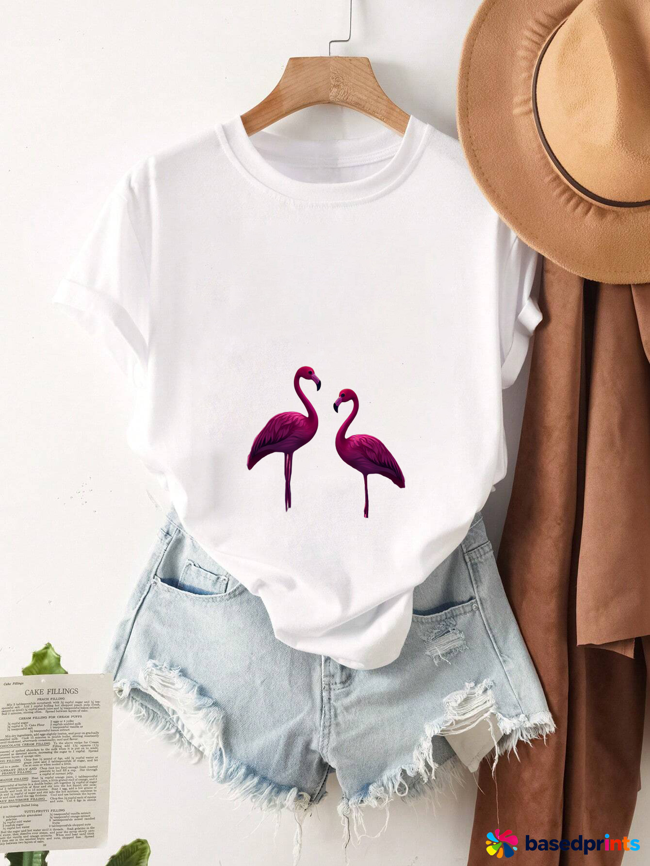 Flamingo T Shirt Women Summer Casual Short Sleeve Tops