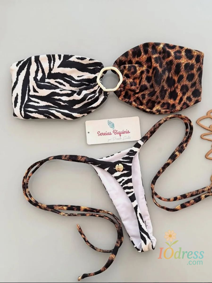 IO Dress 2025 New Sexy Micro Bikini Set Swimsuit Thong Female Bathing Brazilian Women Swimwear Biquini Suit Sexy Up Bikinis Mujer