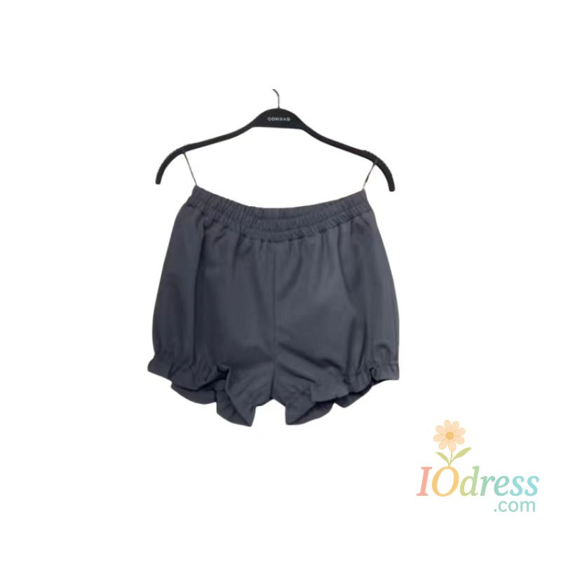 IO Dress High Quality Lace Camisole Dress Women Contrasting Color Waist A-line Silhouette Dress Flower Bud Pants Two-piece Set Sexy Dress