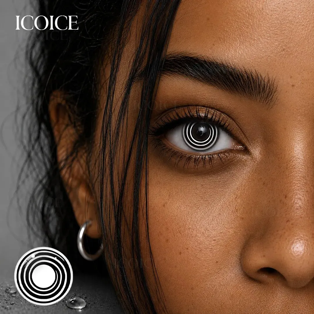 ICOICE Black White Spiral | 1 Year