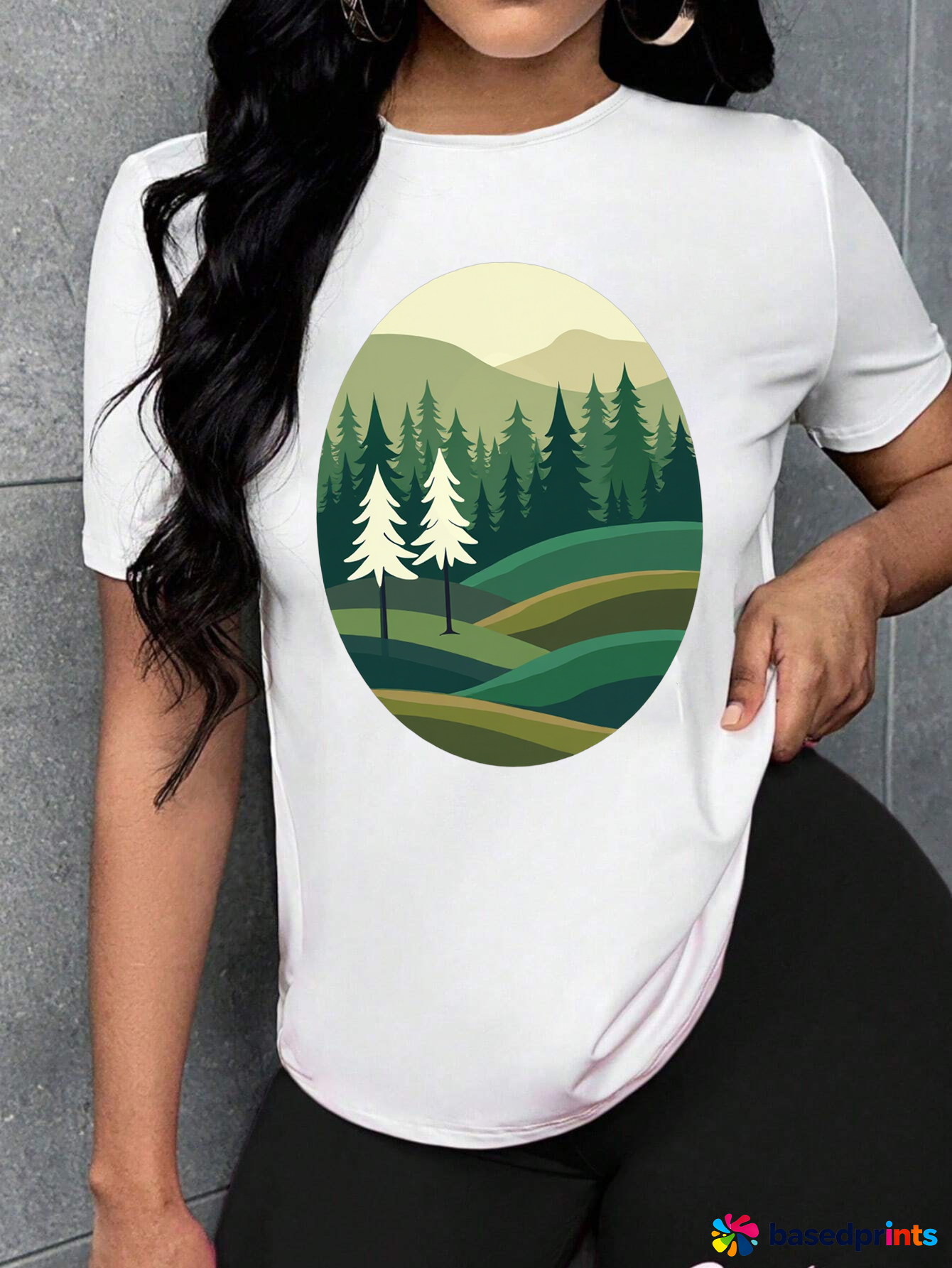 Nature Landscape Graphic T-Shirt