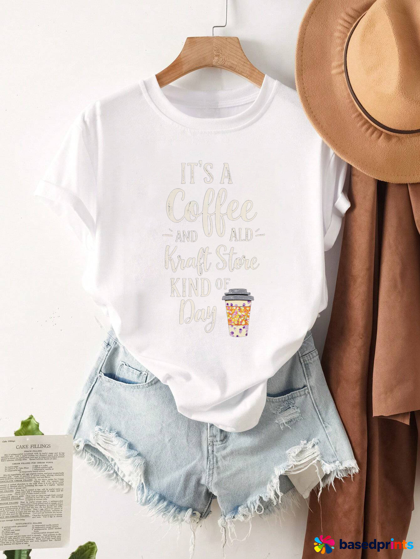 Coffee and Craft Store Day T-Shirt White