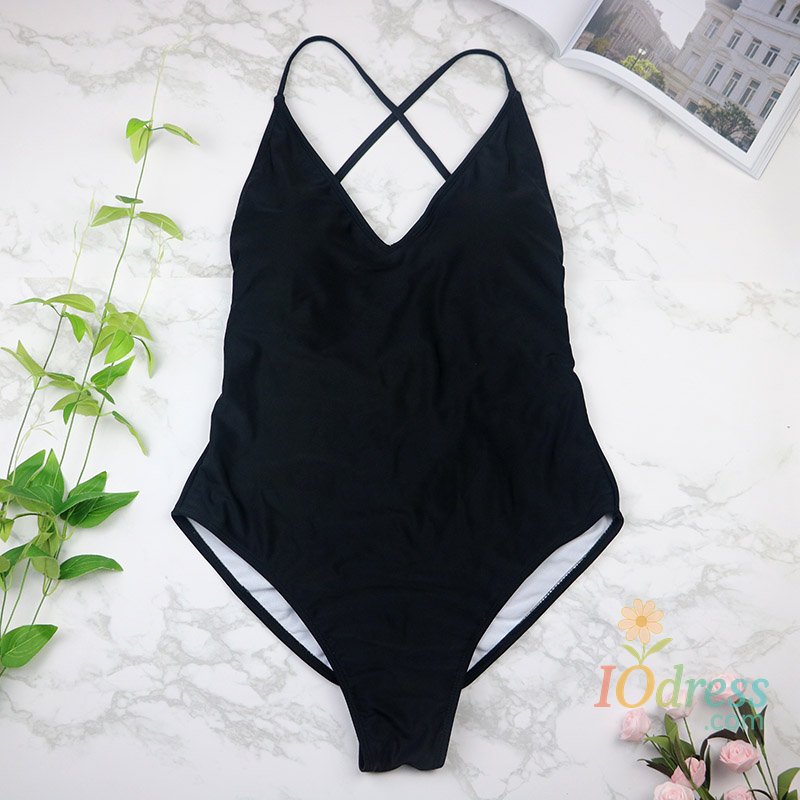 IO Dress 2025 Women Swimwear Sexy high cut one piece swimsuit Backless swim suit Black White Red thong Bathing suit female Monokini 2741