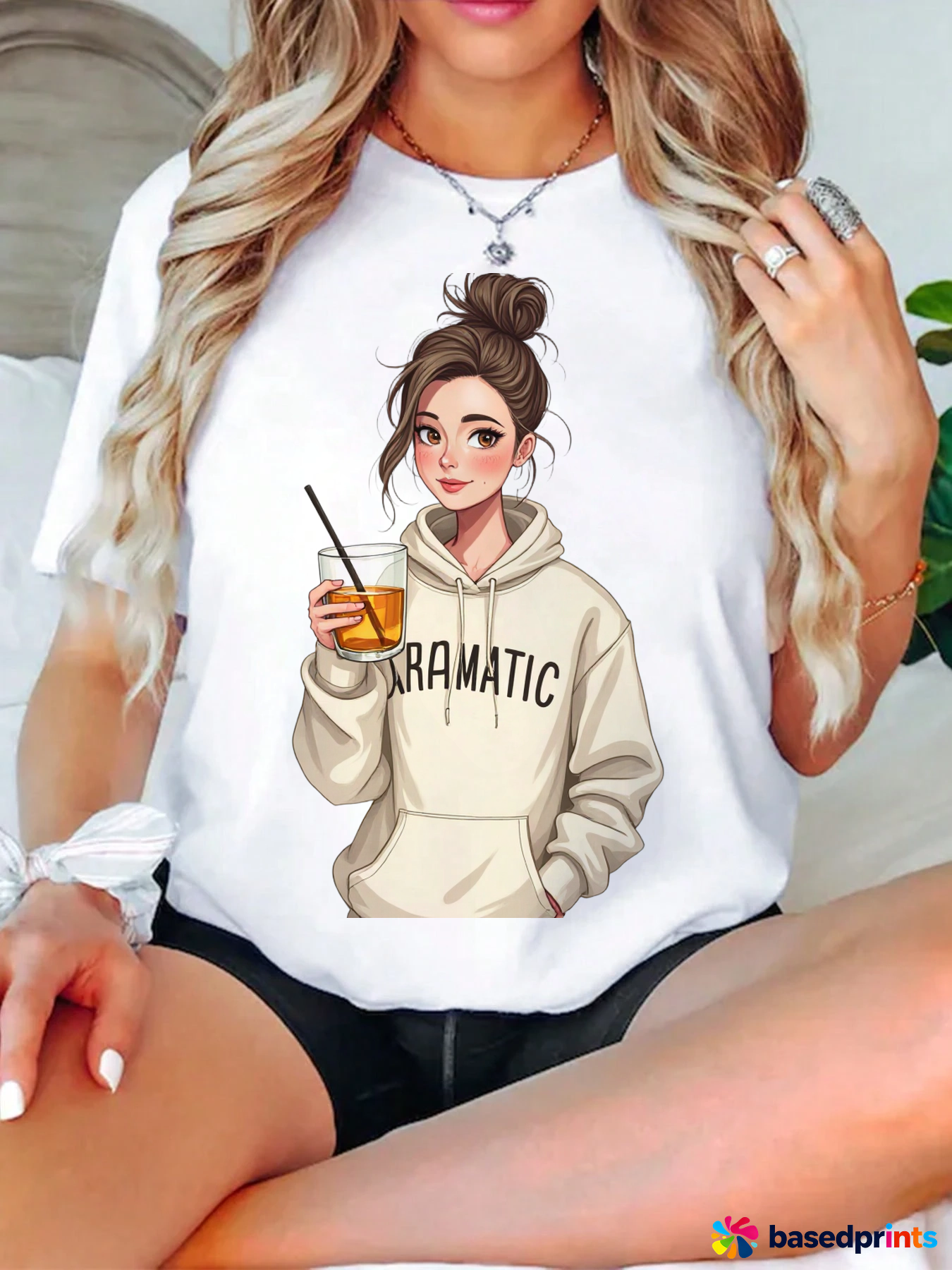 Dramatic Hoodie Women Casual Fashion Sweatshirt