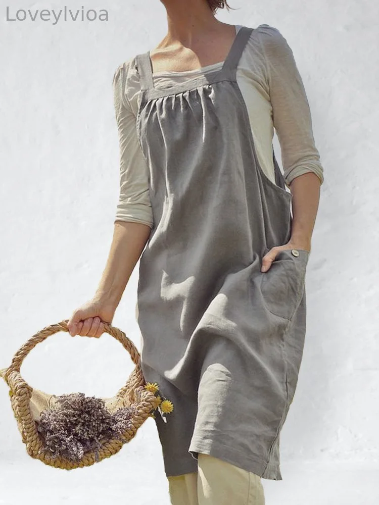 Vintage Cottagecore Pleated Apron