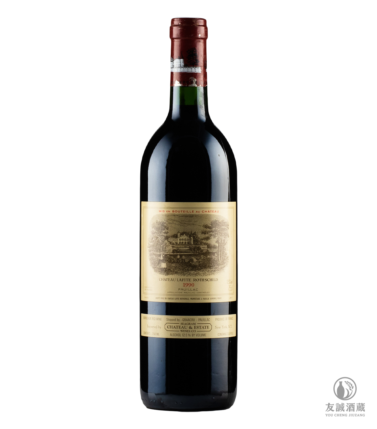 1990年拉菲紅酒 Chateau Lafite 友誠酒藏