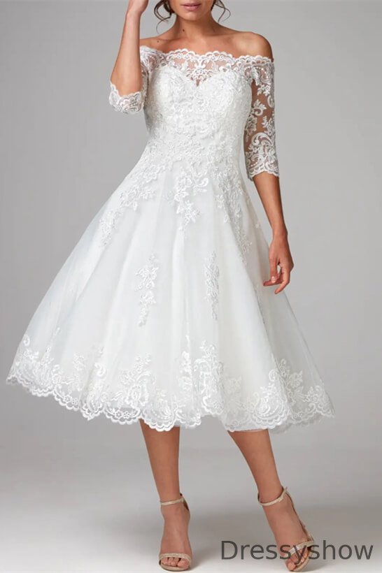black midi lace dress with sleeves Belle of the Ball Midi Dress Teuta Matoshi