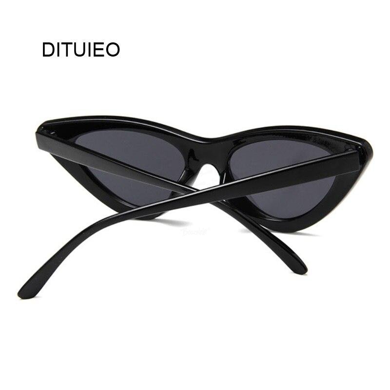 Cat Eye Women Sunglasses Fashion Luxury Brand Designer Lady Female Mirror Points Sun Glasses For Women Oculos De Sol Black dianjiang ARY