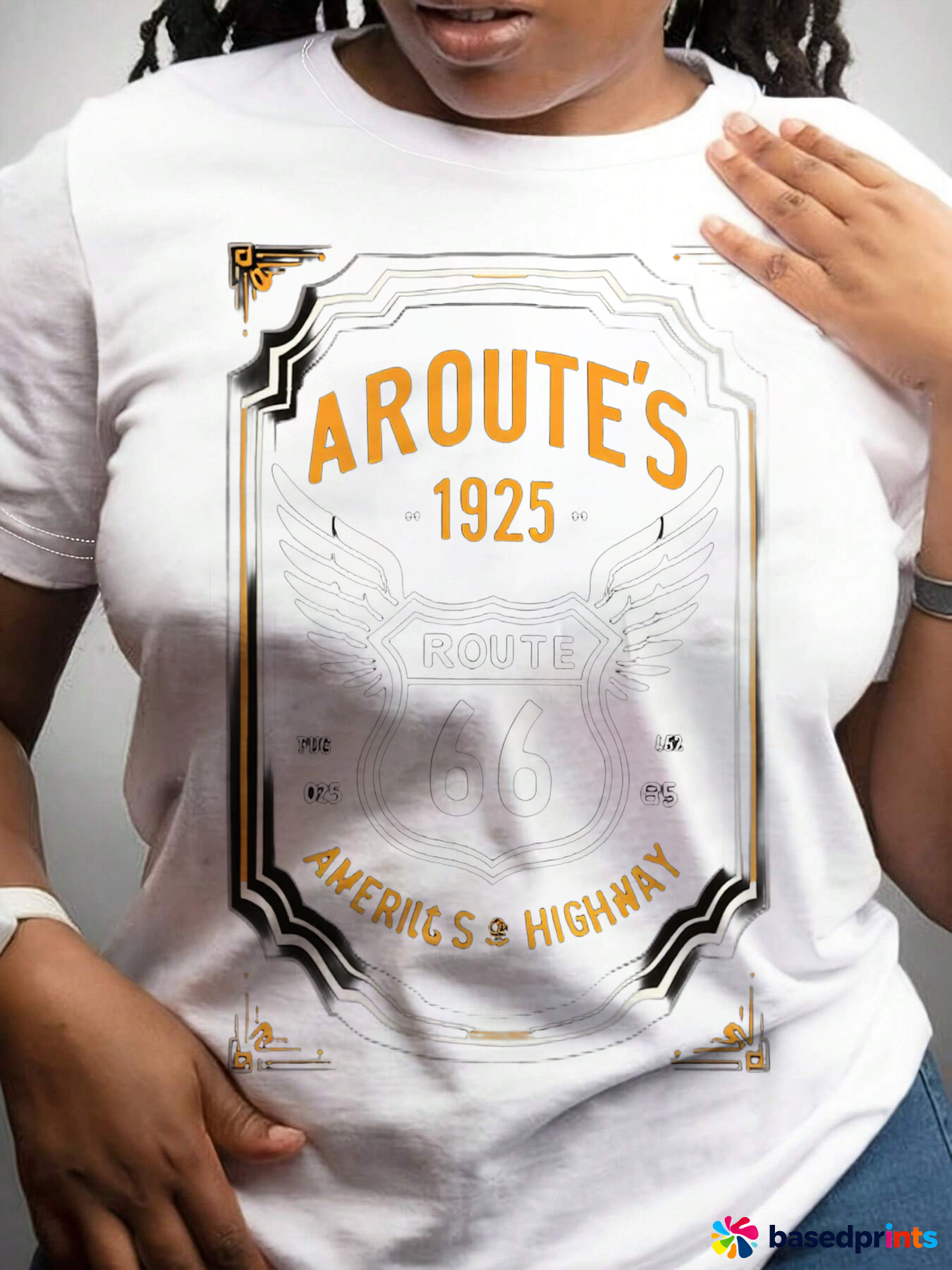 Route 66 T-Shirt White