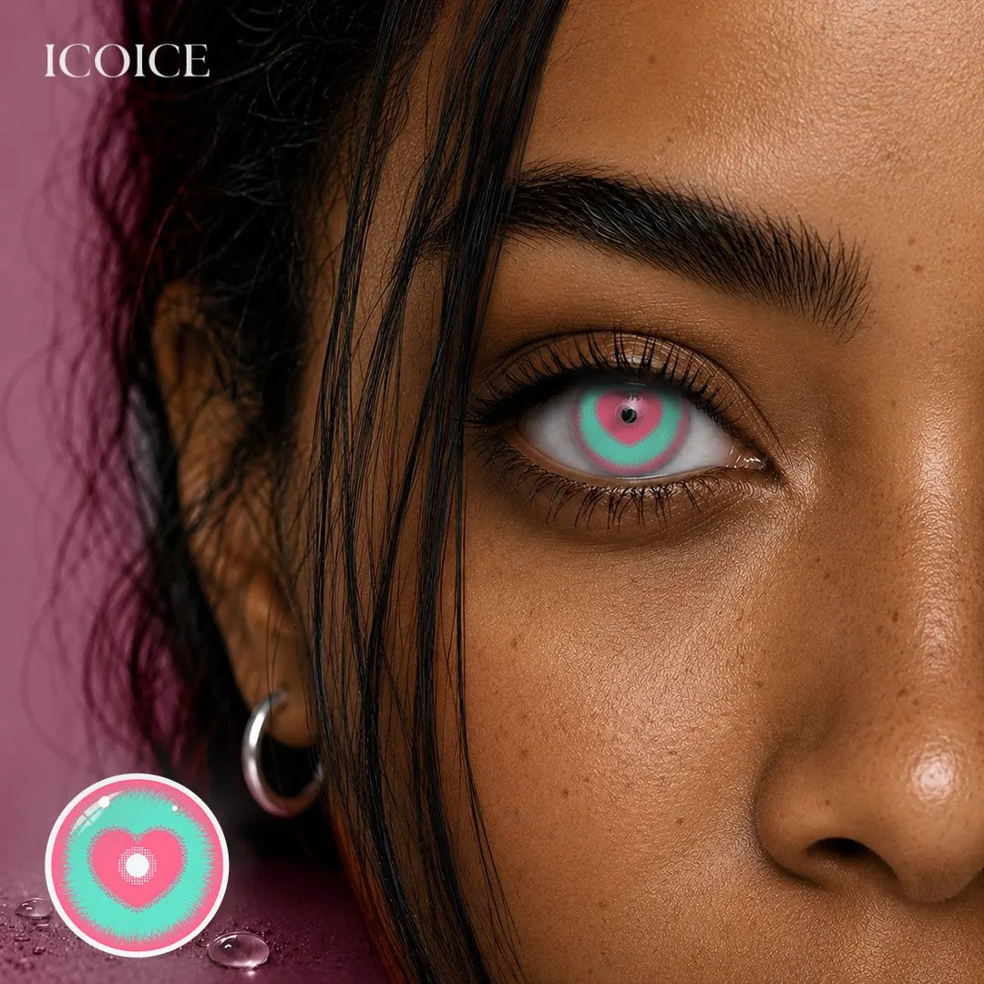 ICOICE Pink Green Heart | 1 Year