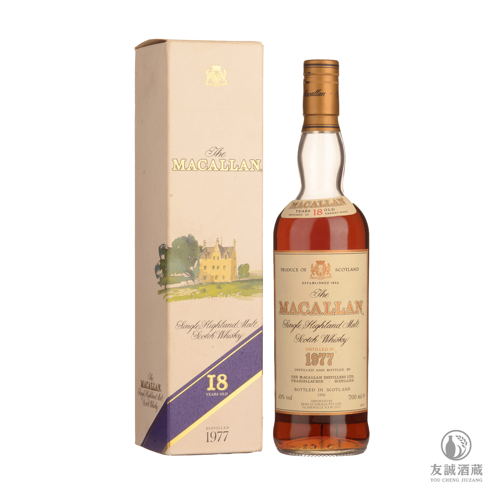 麥卡倫Macallan 1977 Special Selection 18 友誠酒藏