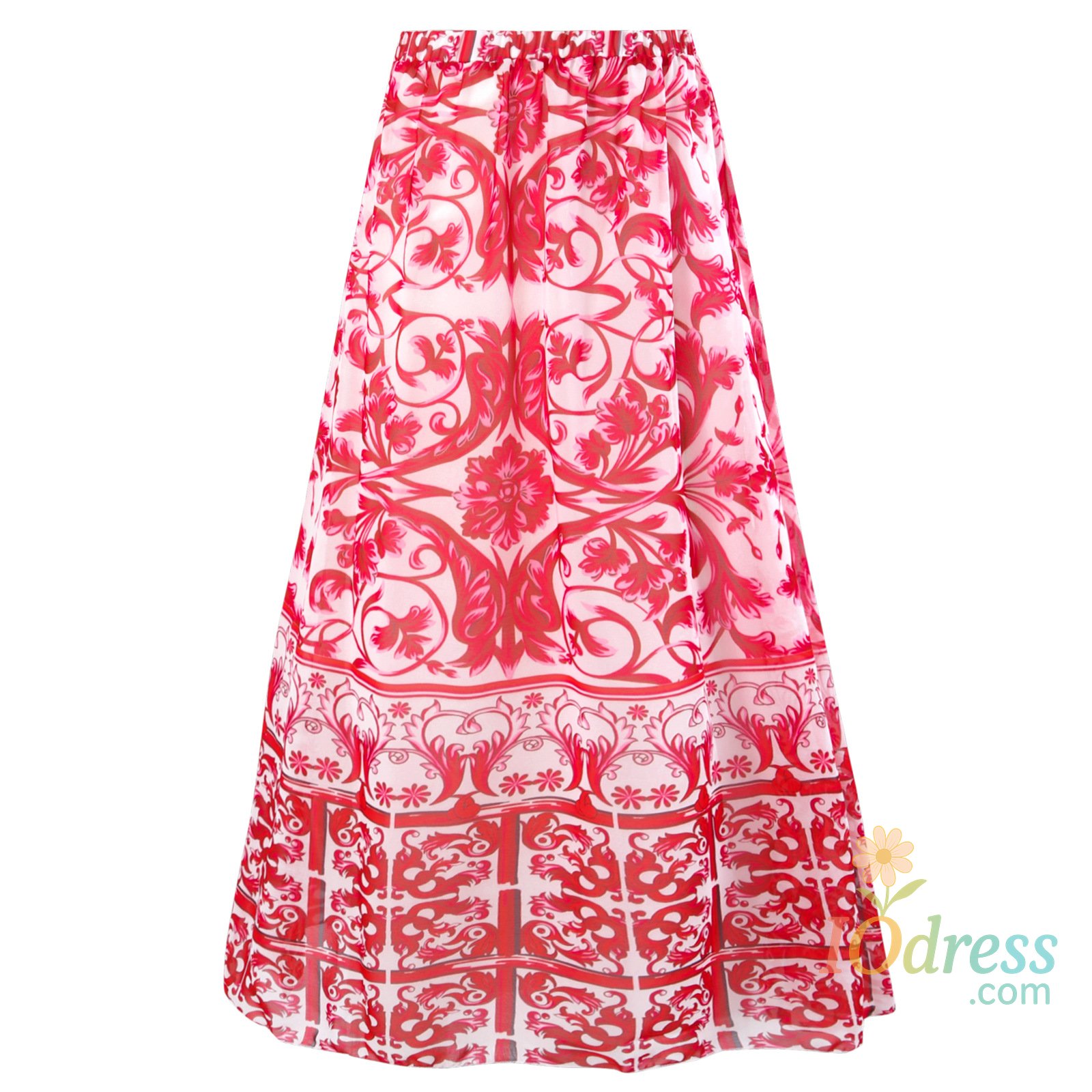 IO Dress Ruffled Rose Printed Bikini Swimsuit and Skirt Swimwear Set Women Beachwear Luxury Bathing Suit