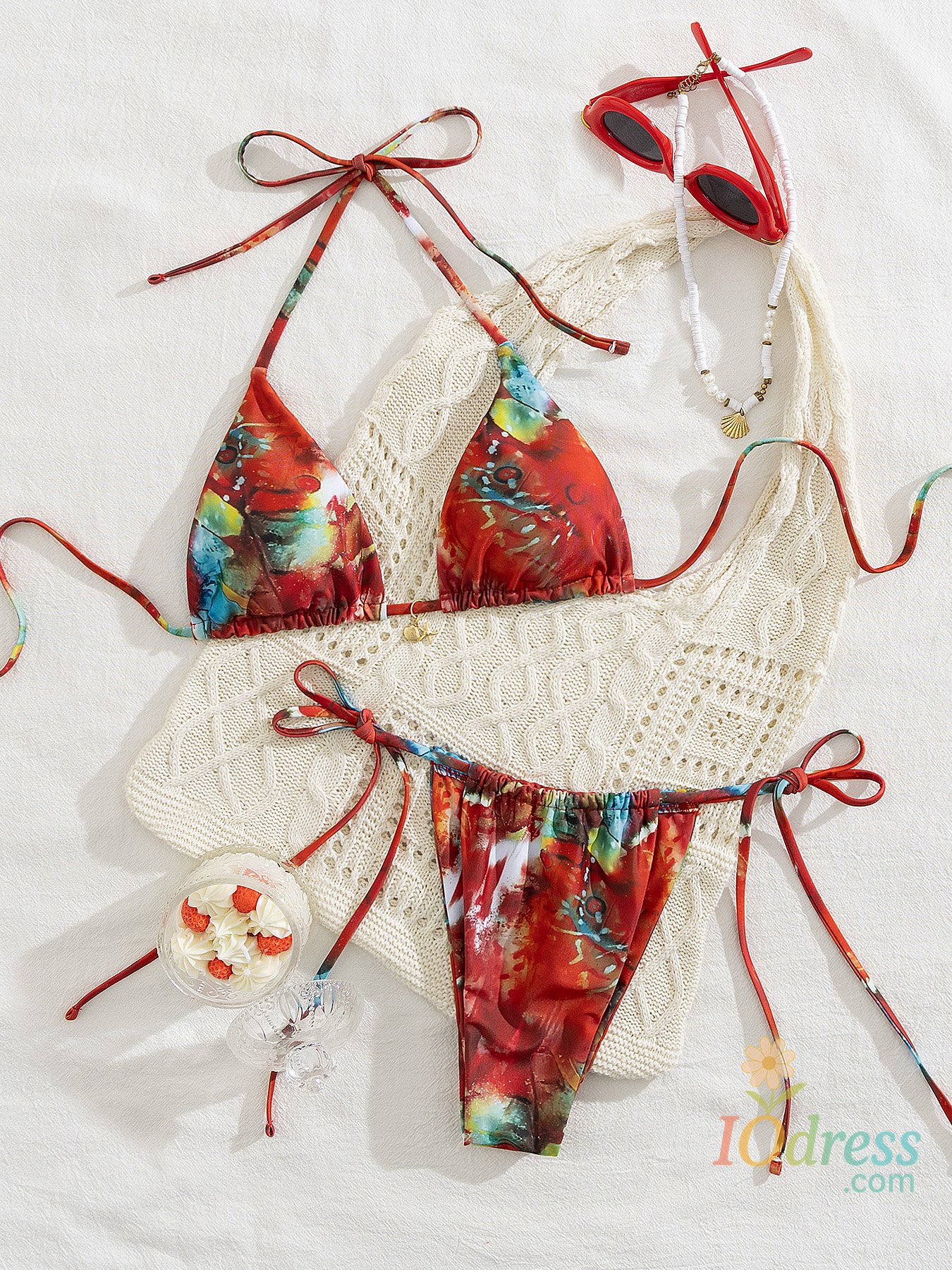 IO Dress 2025 Trend Trangle Stripped Micro Bikini Set Women Swimsuit Sexy Fashion Lady Biquini Swimwear Vacation Beachwear Female Clothes