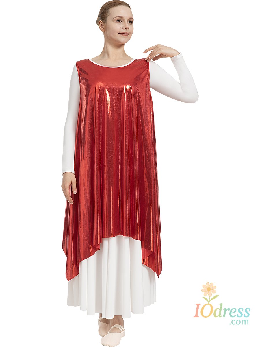 IO Dress Women Praise Dance Vest Worship Tank Pullover(Only Vest)