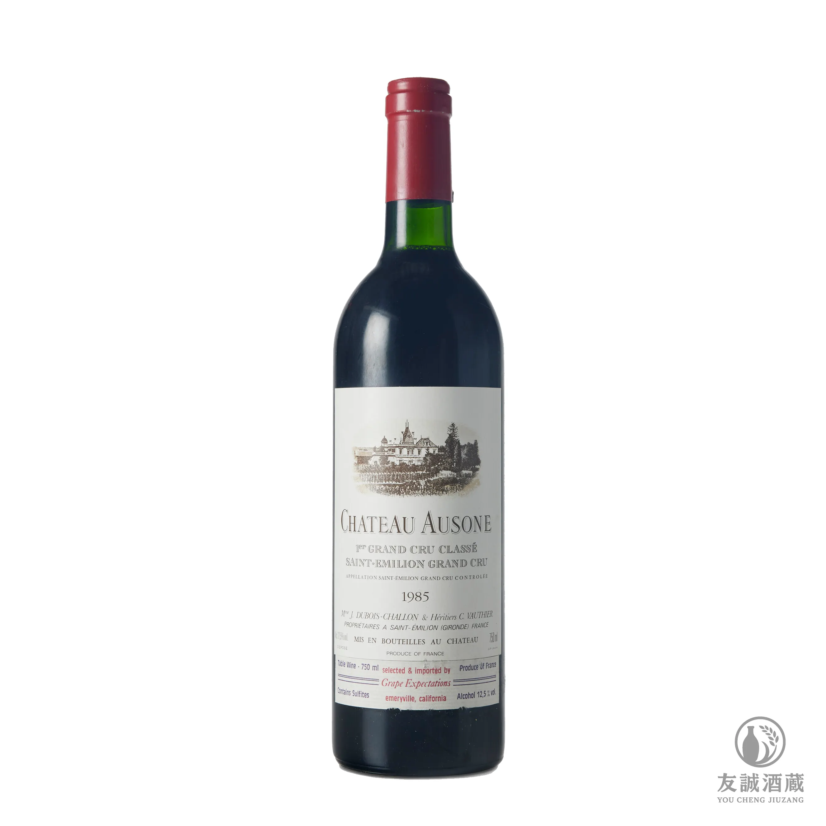 Chateau Ausone 1985 歐頌 /奧松酒莊紅酒 友誠酒藏