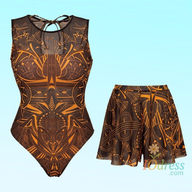 IO Dress 2 Piece Sets Swimwear And Shorts Sexy Swimsuit Women Summer Bathing Suit Bikini Set Beach Cover Up Swimming Suit Купальник