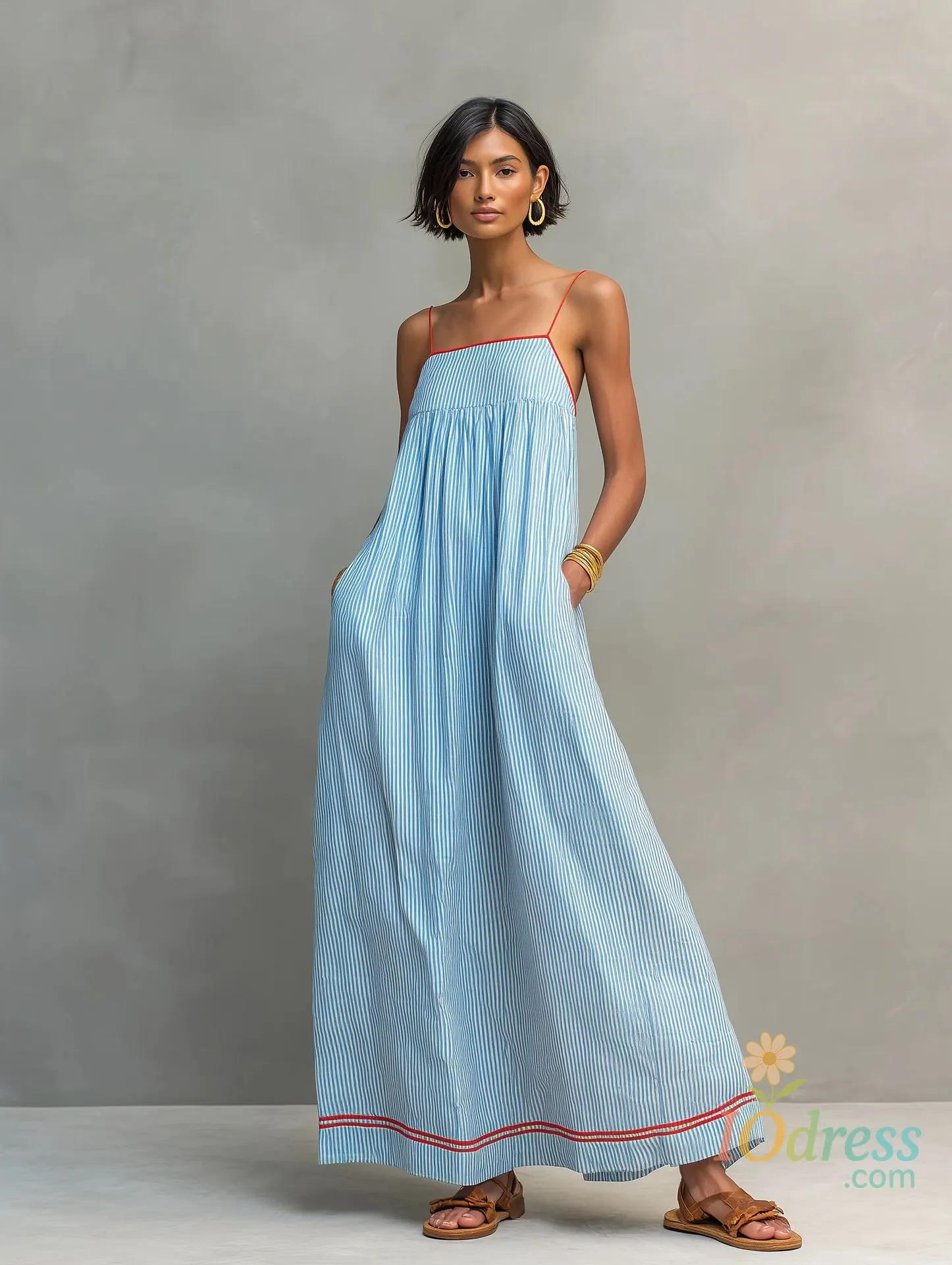 IO dress Dresses 2026 Woman Fashion Casual Backless Sleeveless Dress Contrast Off Shoulder Vestidos Simple Style Robe Loose Temperament IO Dress