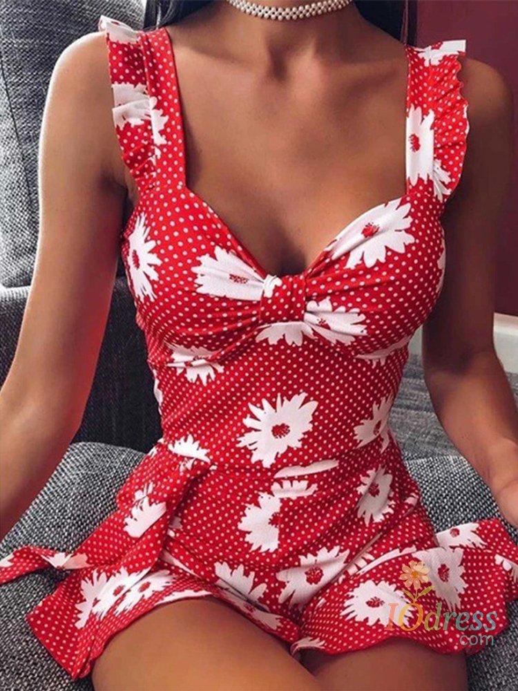 IO Dress 2023 Cross border New European and American Summer Printed Strap Dress Flower Dress Strap Dress Women