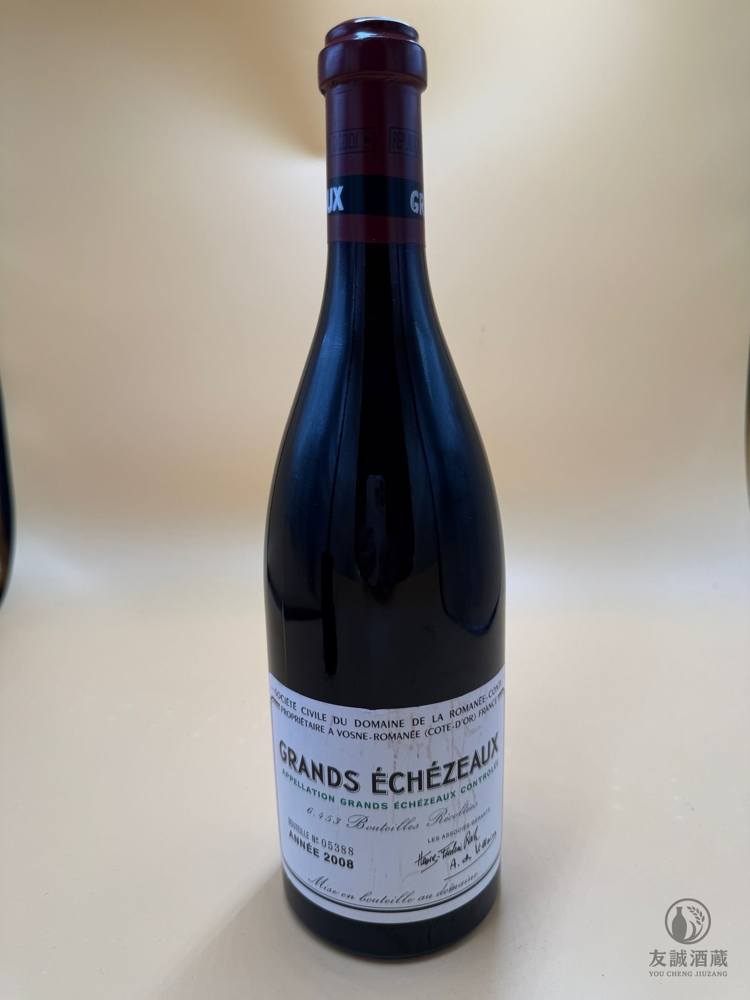 【0173】DRC 大依瑟索 Grands Échezeaux 2008|酒標染色 友誠酒藏