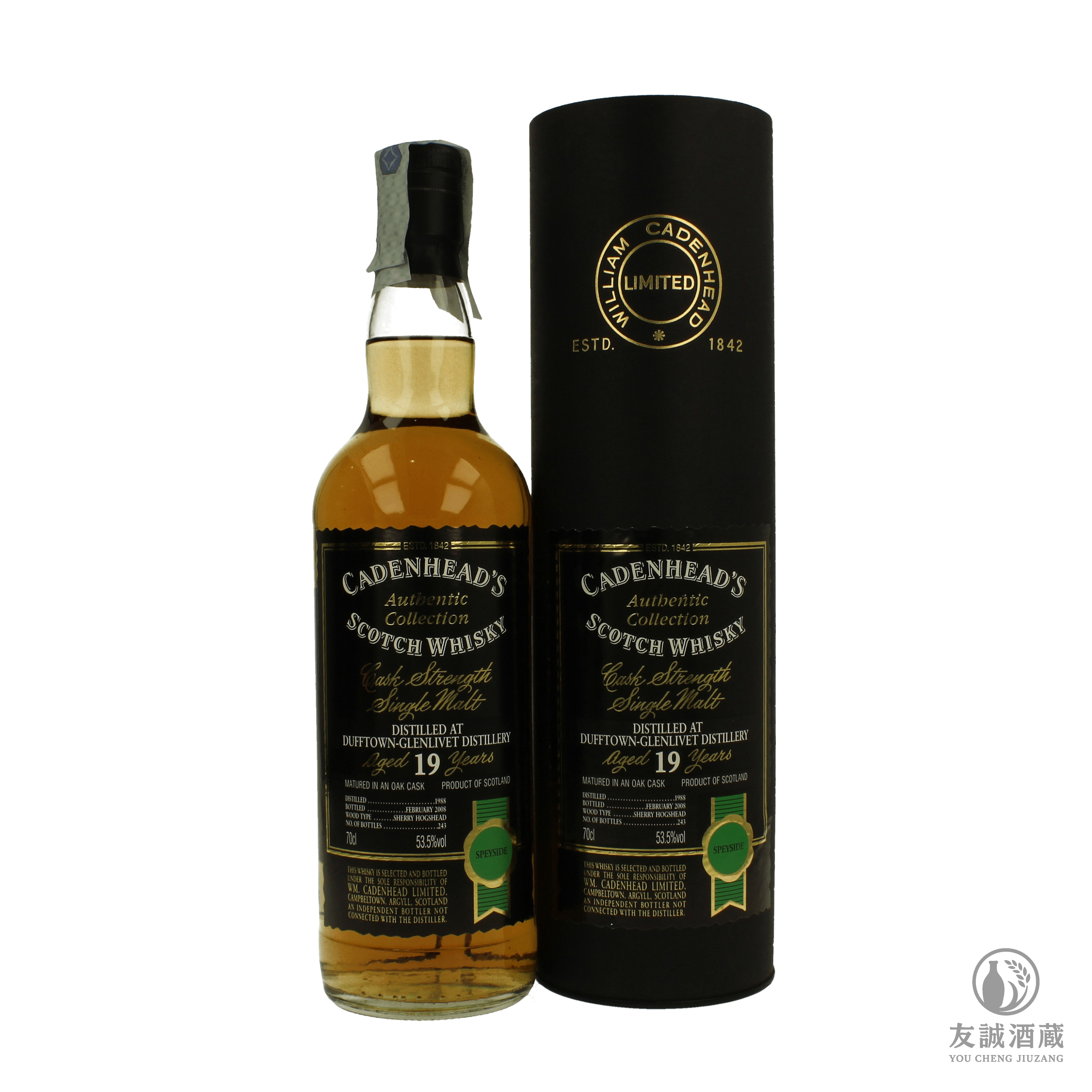 麥卡倫 Macallan 1987 19 Year Old Cadenhea 友誠酒藏