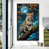 Leopard-Full Round Diamond Painting Kit(50x85cm)