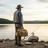 Fishing Lure Bag Multi-Functional Waist Bag Fishing Tackle Storage Sling Bag