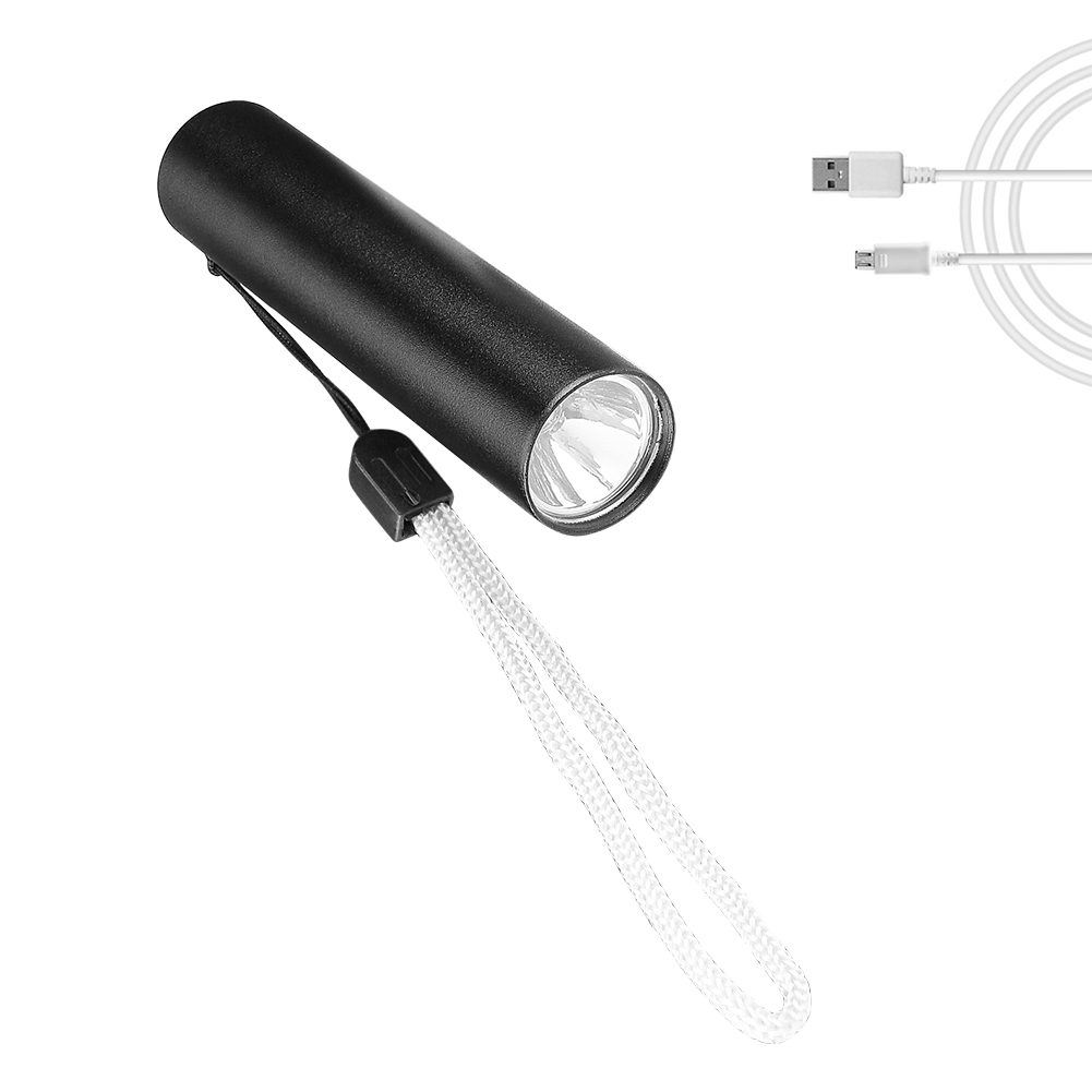 

USB Rechargeable Mini XPE LED Flash 4 Modes Torch for-Flash Light, 501 Original