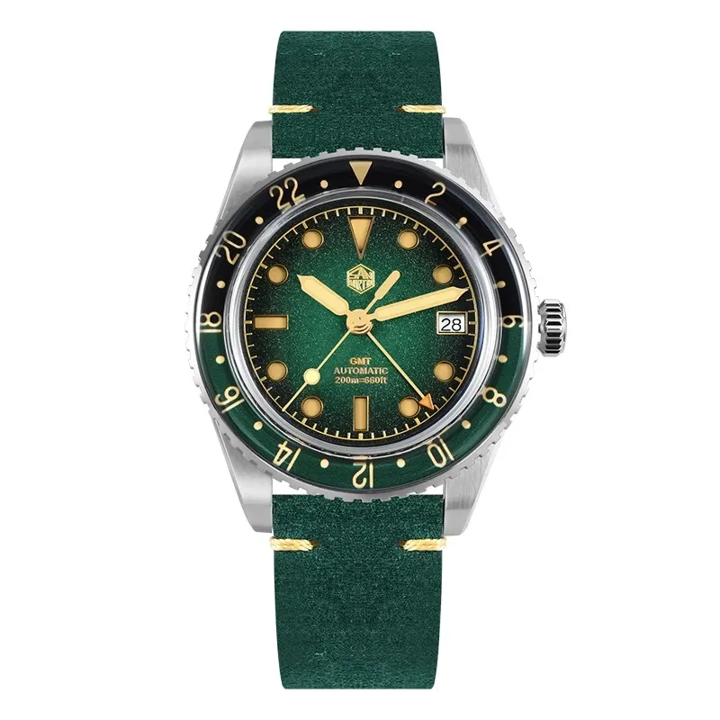 San Martin 40mm Retro NH34 GMT Watch SN0134