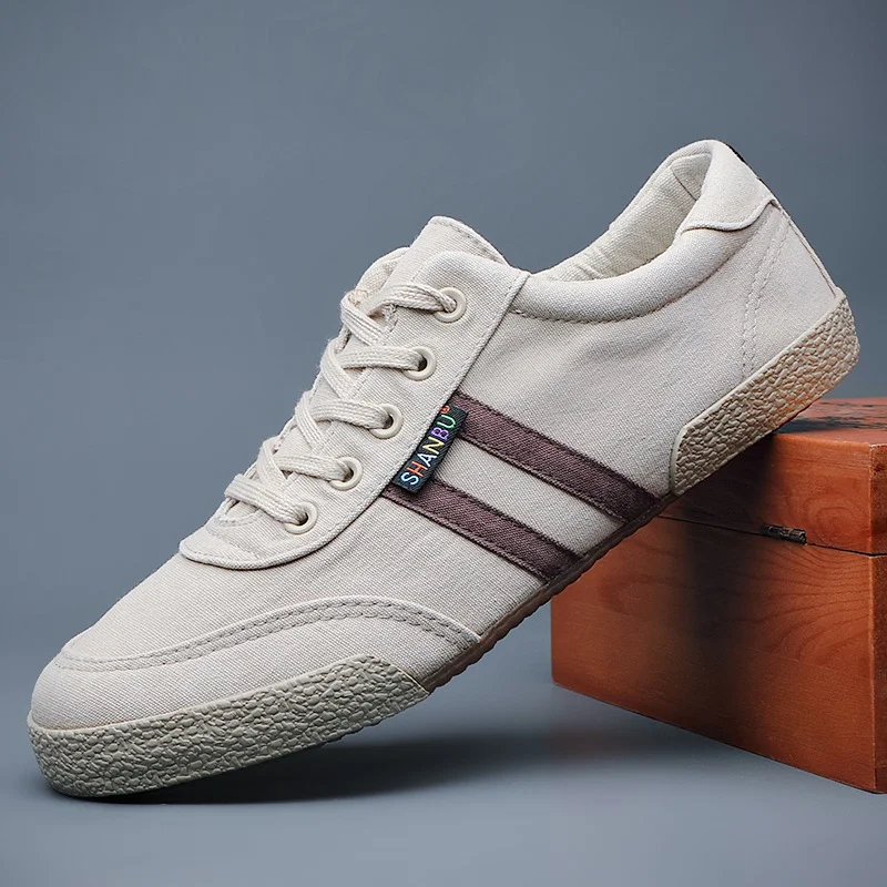 Yyvonne 2907 Spring And Summer Leisure Men's Canvas Shoes Low-Top With Men's Cloth Shoes Korean Version Of The Trend Of Men's Shoes