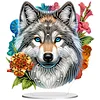 Flower Wolf Double Sided - 5D DIY Ornament