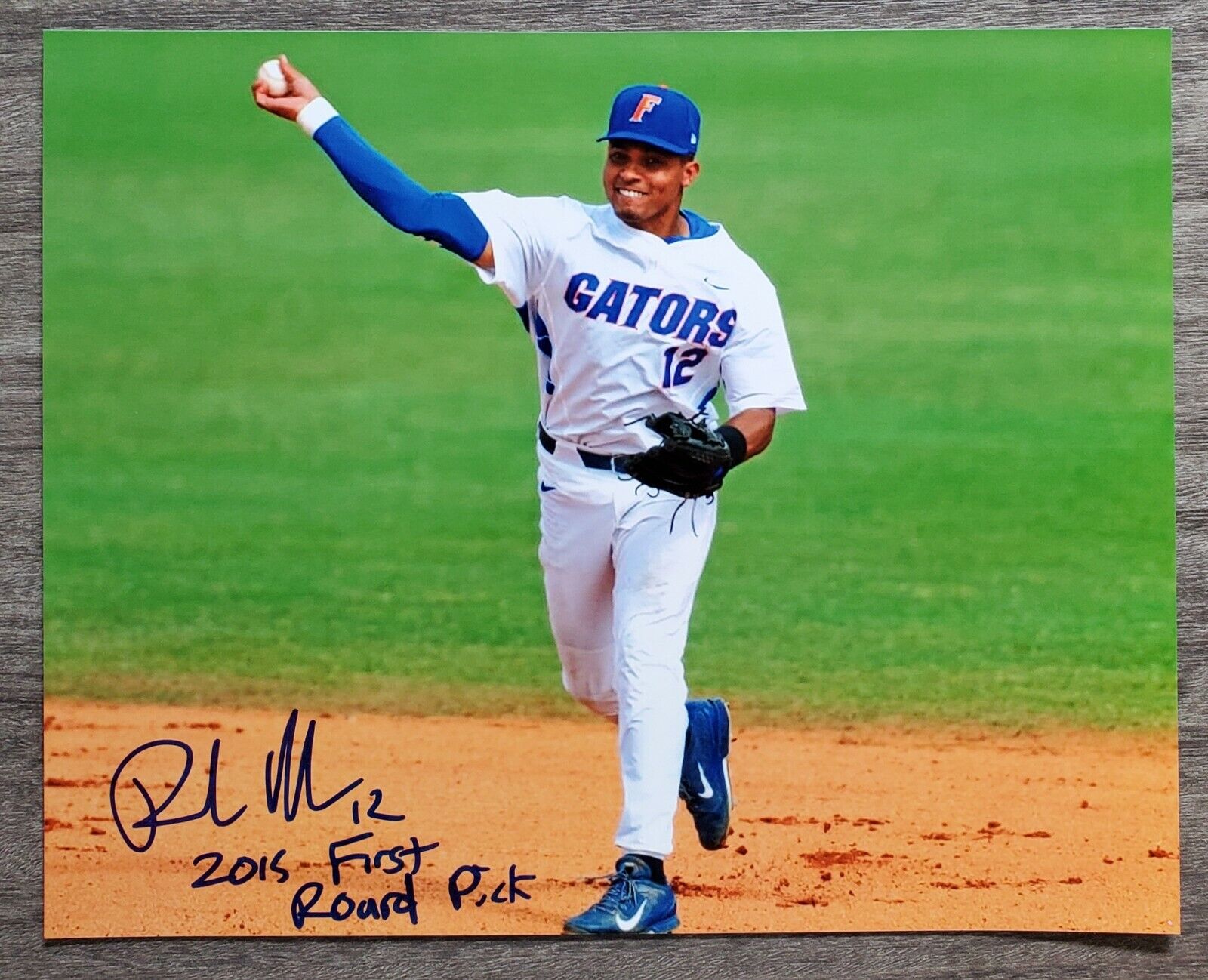 Richie Martin Signed 8x10 Photo Poster painting Baltimore Orioles Florida Gators MLB RAD