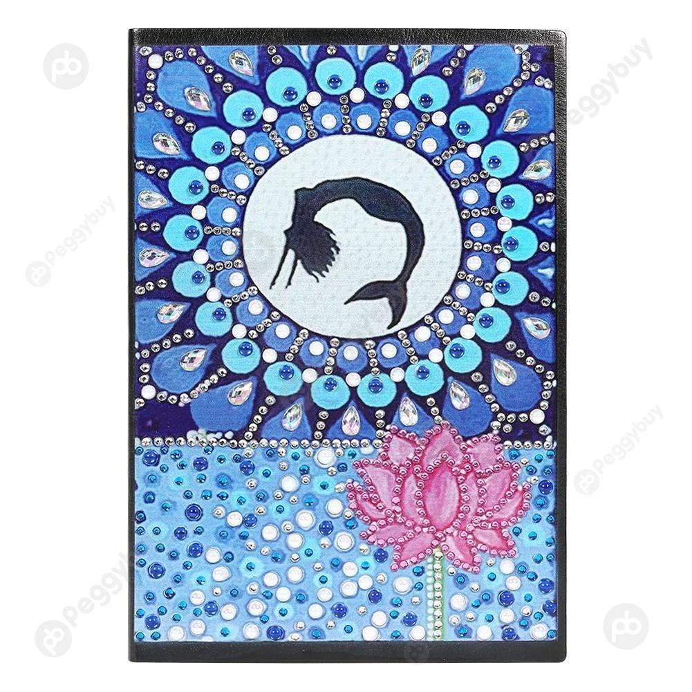 

Fish Tail-DIY Creative Diamond 60 Pages A5 Notebook, 501 Original