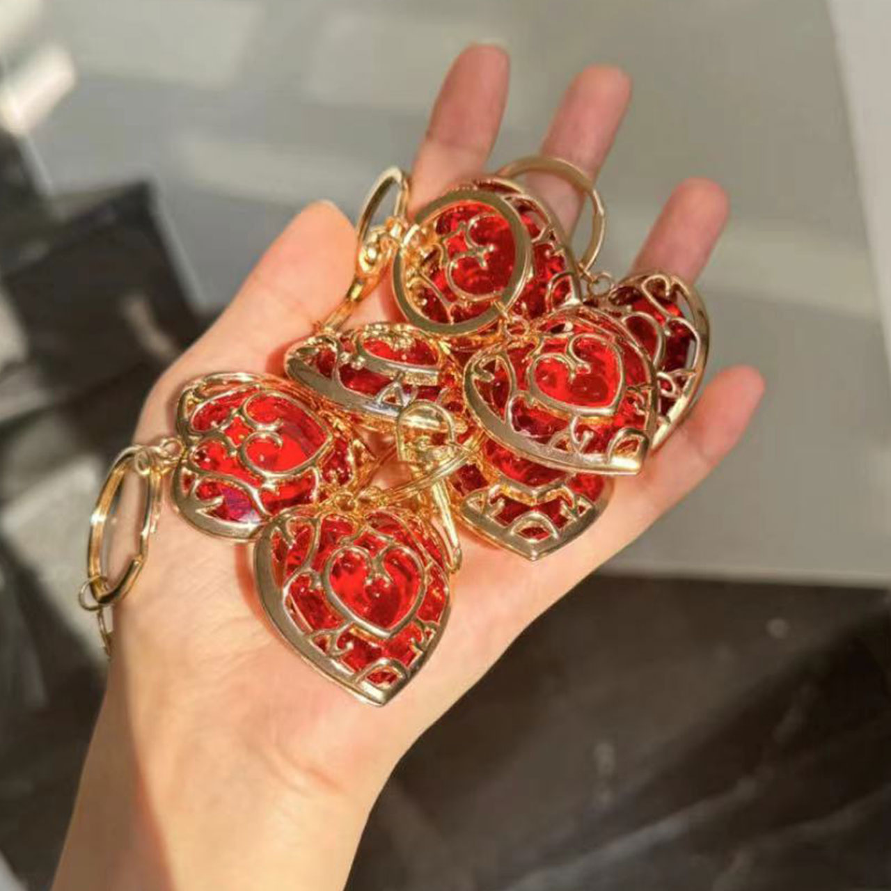 Zelda Heart container keychain