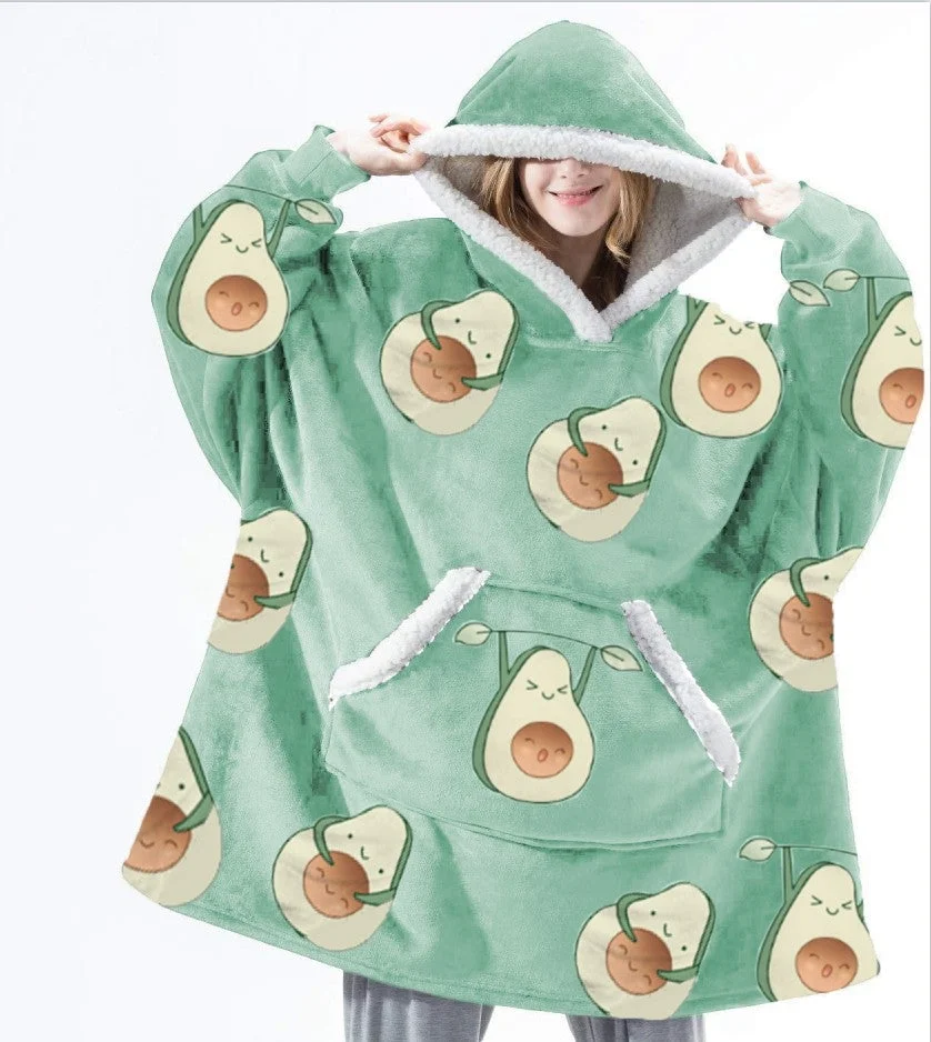 Unisex Lambskin Home Casual Plush Sweater