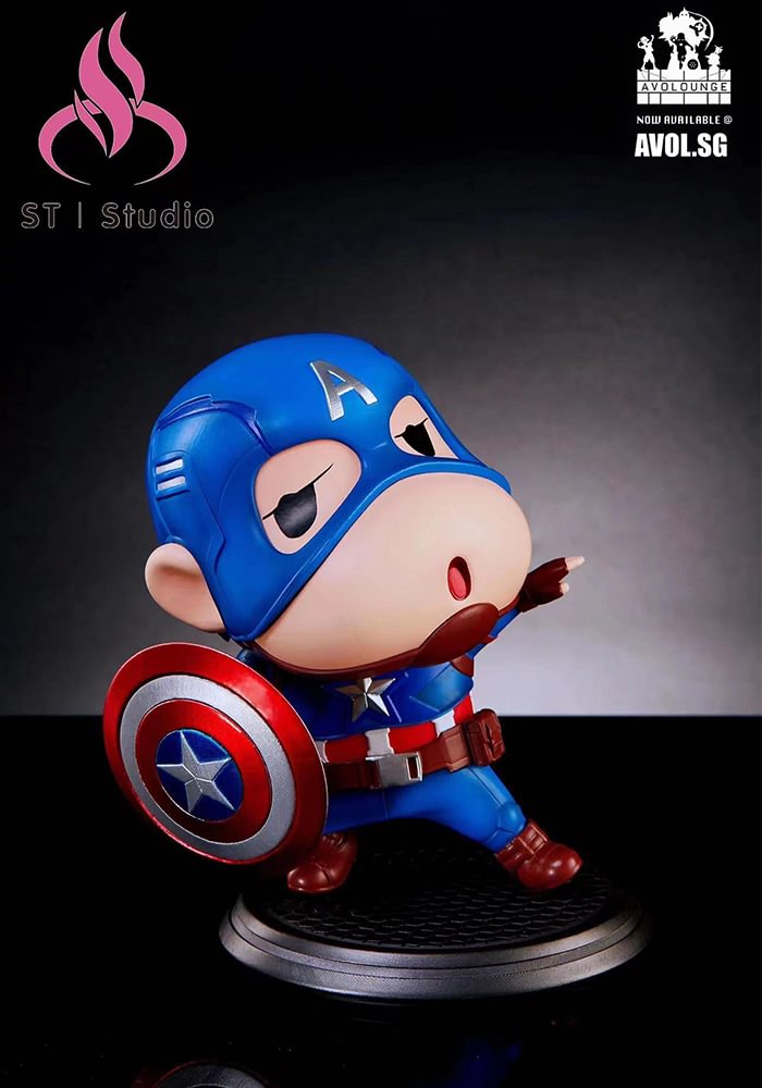 ST Studio - Crayon Shin Chan cosplay Captain American-shopify