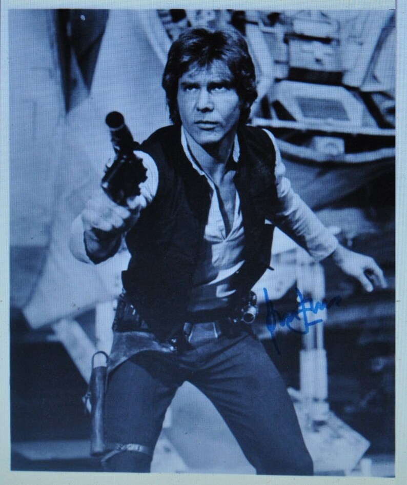 HARRISON FORD Han Solo Star Wars 8x10 wCOA