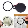 6X Reading Monocle Lightweight Pocket Magnifier Foldable Magnifying Glass