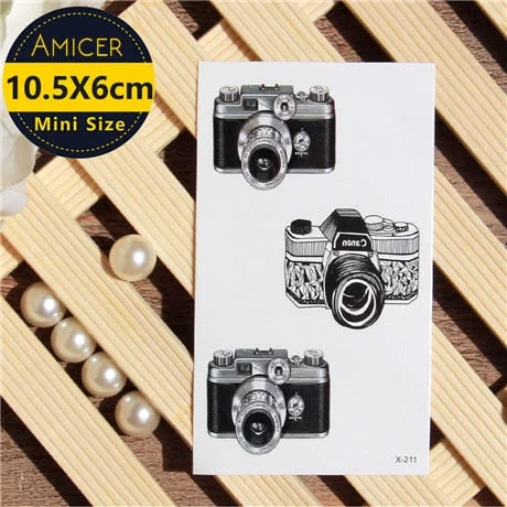 Waterproof Temporary 3d Tattoos sticker on body art color tattoo Cat fake glitter tattoo flash women tattoo for girl