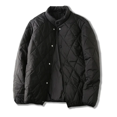 Men's Waterproof Winter Stand Collar Quilted Warm Jacket Coat