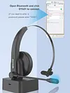 OY631 Wireless Call Center BT5.0 Noise Cancelling Headset with Microphone