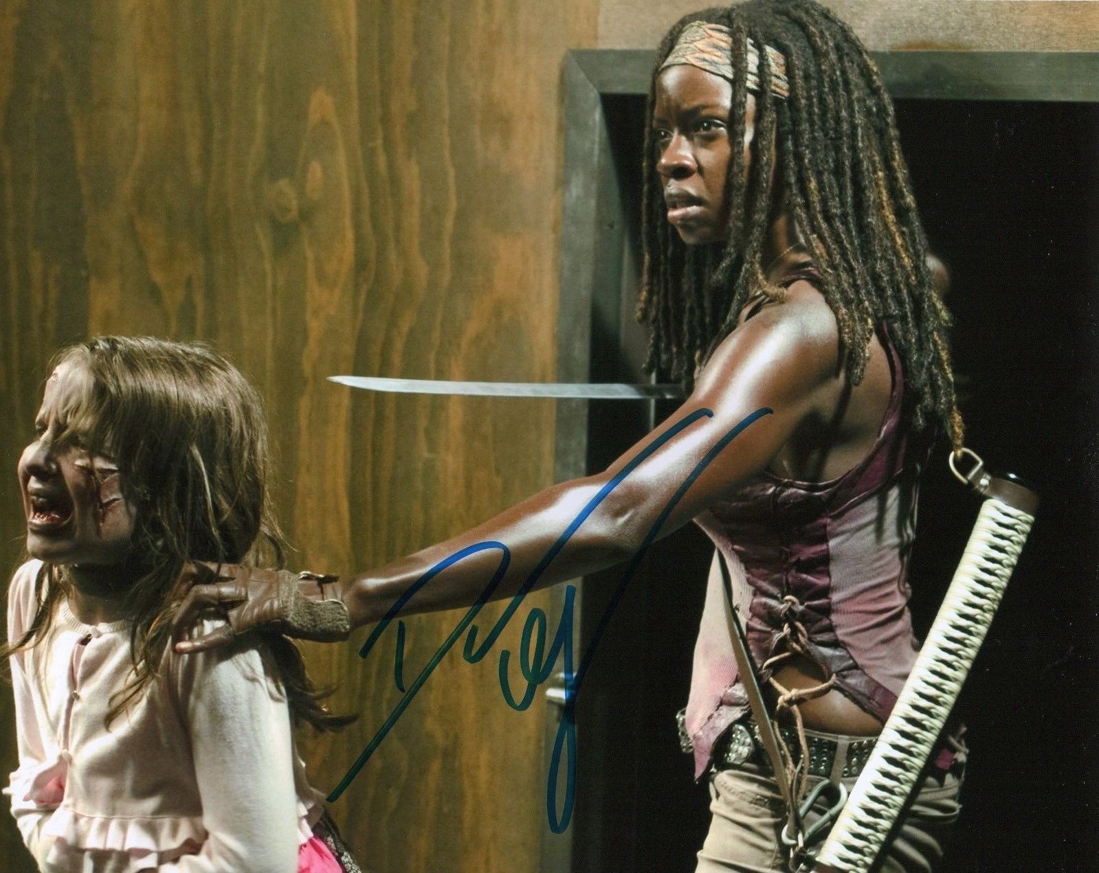 DANAI GURIRA - THE WALKING DEAD AUTOGRAPHED SIGNED A4 PP POSTER Photo Poster painting PRINT 11