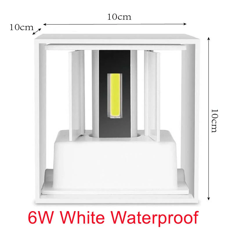 6W 12W Outdoor Waterproof IP65 Wall Lamp Modern LED Wall Light Indoor Sconce Decorative lighting Porch Garden Lights Wall Lamps
