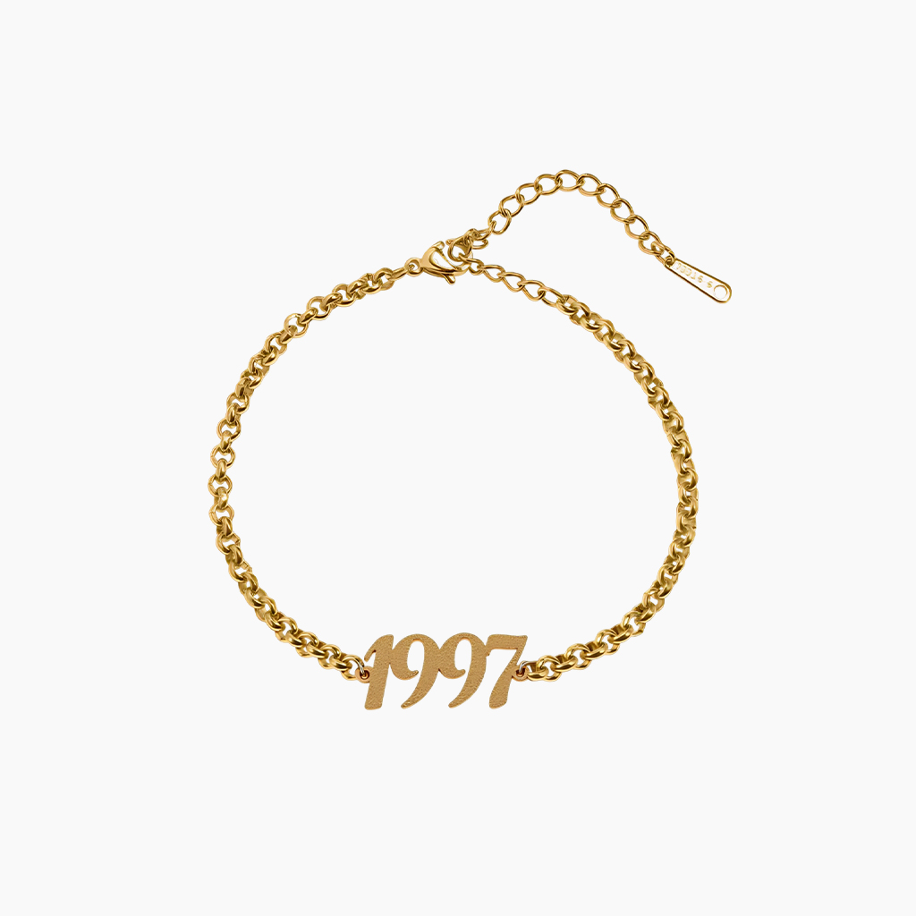 Year-Date Gold-Plated Bracelet