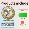 (US Only)Bird Wooden DIY Diamond Painting Tray Diamond Art Tray for Home Dining Parties