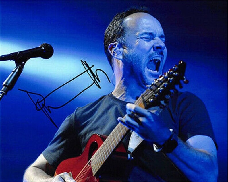 DAVE MATTHEWS Signed Photo Poster painting Dave Matthews Band wCOA