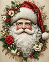 DIY Pearl Painting - Handmade Self - Adhesive Pearls - Santa Claus