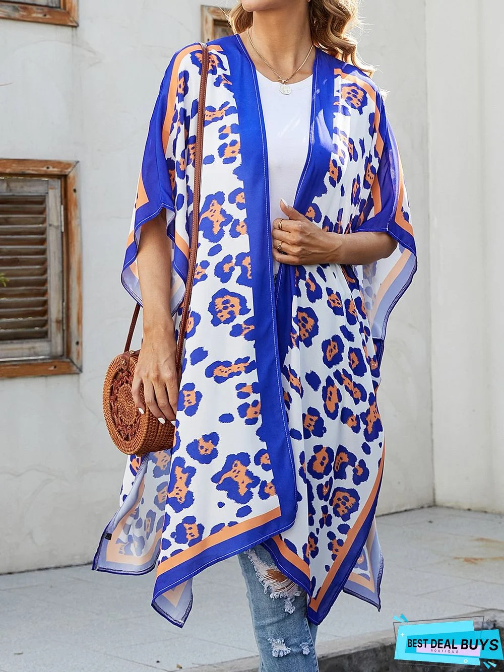 Vacation Animal Printing Coverup